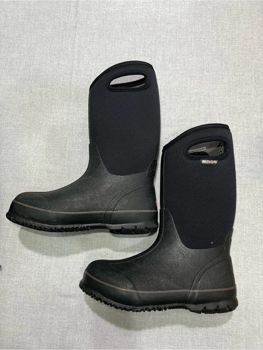 BOGS Insulated Waterproof Black -30 Degree Winter Rain Boots Y4